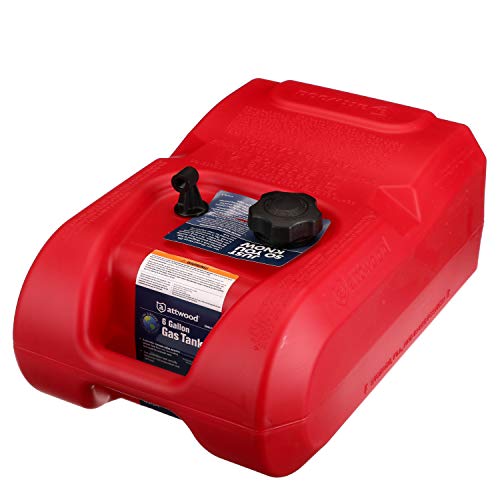 Attwood 8806LP2S 6 Gallon Portable Fuel Tank