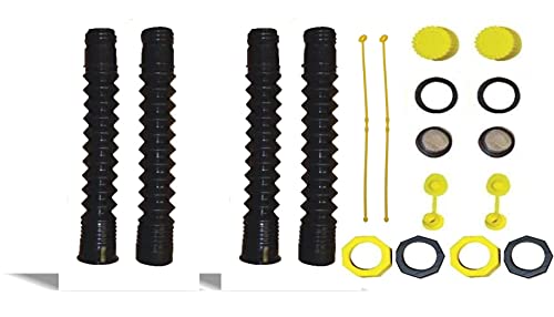EZPOUR Hi-Flo Spout Extension & Vent Kit, 2 Pack