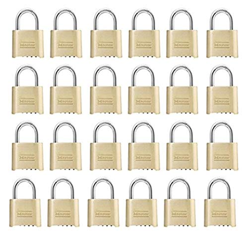 Master Lock 175 Brass Padlock - 24-Pack