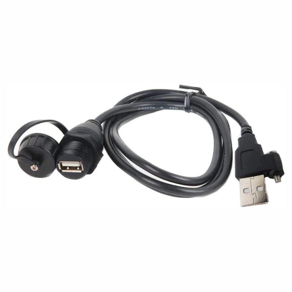 Fusion MS-CBUSBFM1 Panel Mount USB Connector Black
