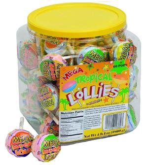 Smarties Mega Double Lollies Jar 6/60 Ct