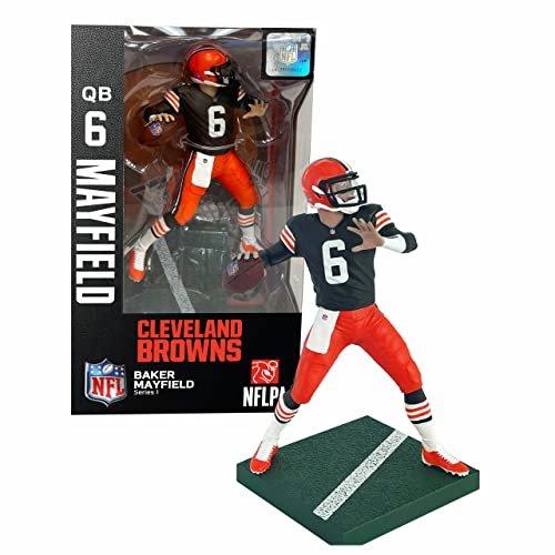 Imports Dragon NFL Figures NFL Baker Mayfield (Cleveland Browns) Chase 6" Figure Series 1, Multicolor (ID34936)