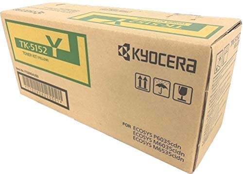 Kyocera TK-5152Y Yellow Toner Cartridge 10,000 Yield