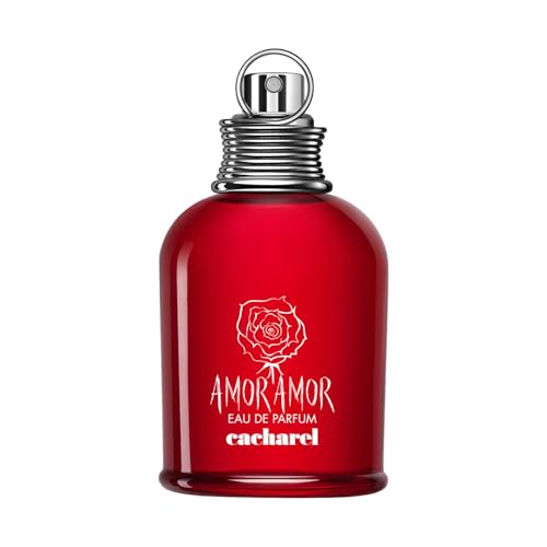 Cacharel Amor Amor, Eau de Parfum for Women, Floral, Fruity, Chypre With Notes of Bergamot, Rose, Cedar 3.4 Fl. Oz.