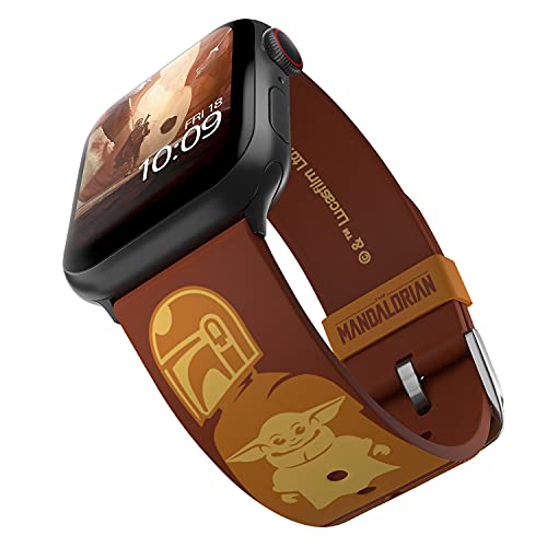 Star Wars: The Mandalorian - Desert Partners Smartwatch Band ñ Officially Licensed, Compatible with Every Size & Series of Apple Watch (watch not included)