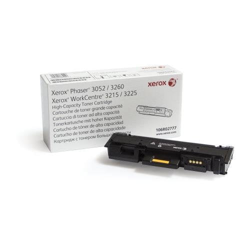 Xerox Genuine Phaser 3260/3052 WorkCentre 3215/3225 Black Hight Capacity Toner Cartridge (3,000 Pages)- 106R02777