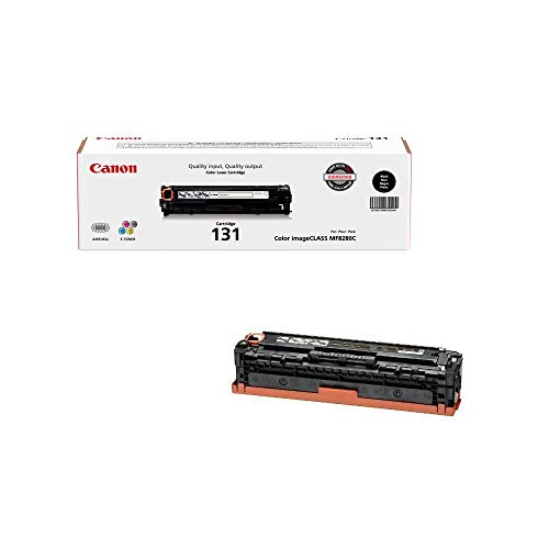 Canon Genuine Toner, Cartridge 131 Black (6272B001), 1 Pack, for Canon Color imageCLASS MF8280Cw, MF624Cw, MF628Cw, LBP7110Cw Laser Printer
