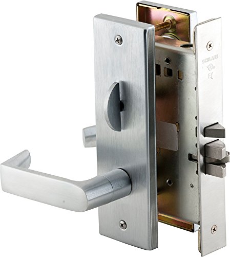 Schlage L9050L 06N 626 Mortise Lock, 10.375" Length