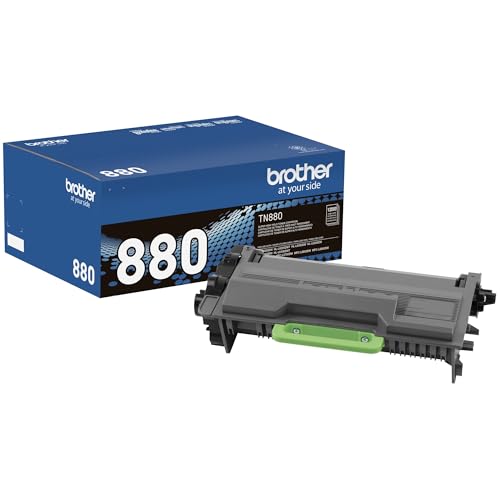 Brother Genuine Super High Yield Toner Cartridge, TN880, Replacement Black Toner, Page Yield Up To 12,000 Pages, Amazon Dash Replenishment Cartridge