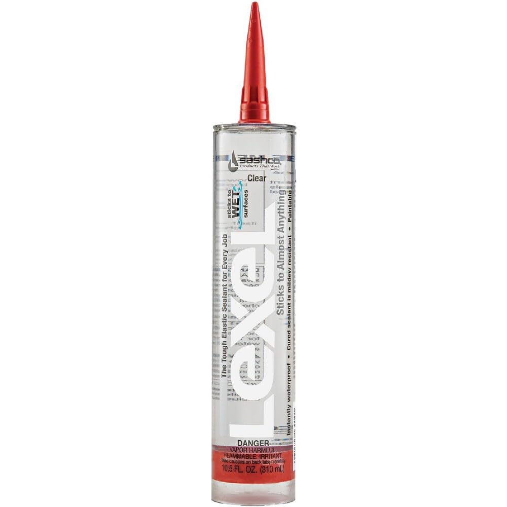 SASHCO CAULK LEXEL CLEAR 10.5O