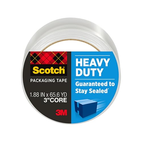 3M Scotch Heavy Duty Shipping Packing Tape 1.88in x 65.6yd