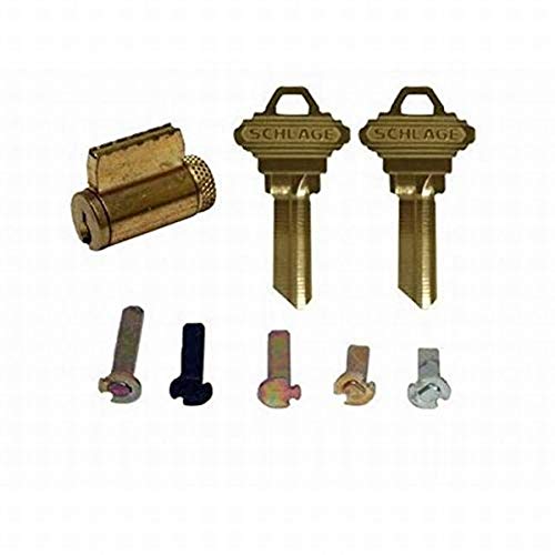 Schlage 40100C606 Cylinder C Keyway Satin Brass