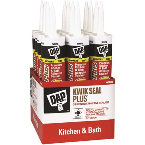 DAP Kwik Seal Plus Caulk 10.1 fl oz Case/12