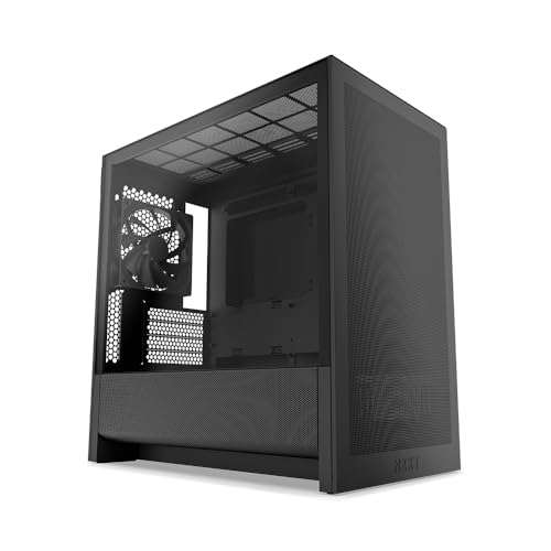 NZXT H3 Flow Micro-ATX PC Case Black CC-H31FB-01
