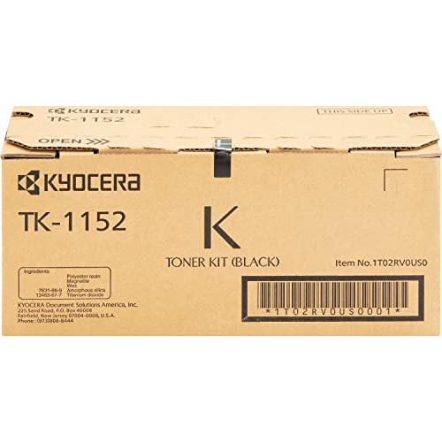 KYOCERA TK1152 Toner Cartridge, f/ Ecosys M2635dw, 3000 Page Yield, BK