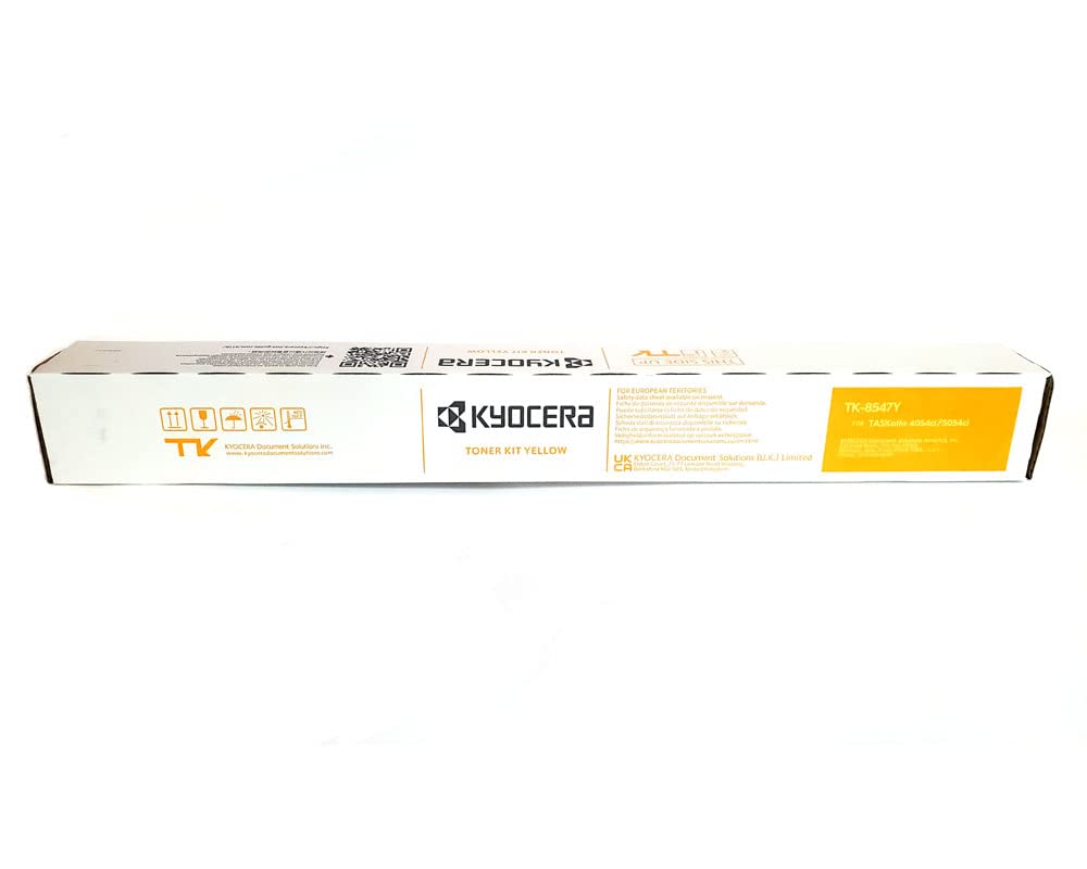 TK-8547Y 1T02YMAUS0 Yellow Toner Cartridge for Supported Printers TASKalfa 4054ci / 5054ci