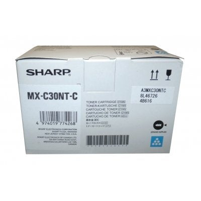 Sharp Toner Cartridge - Cyan (MXC30NTC)