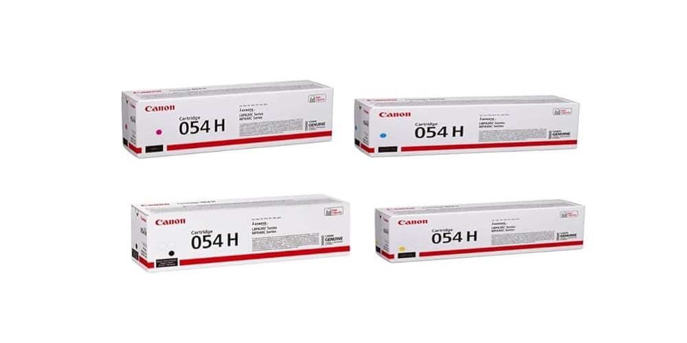 Canon High Yield Toner Cartridge Set for LBP622 & MF644 - Black 3100 Pages/Cyan 2300/Magenta 2300/Yellow 2300