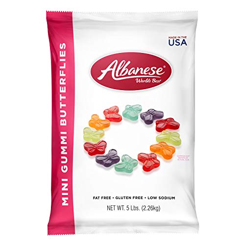 Albanese Mini Gummi Butterflies 5 lb Bag 50234