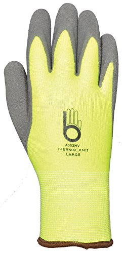 Bellingham C4003HVXL Insulated Knit Work Glove Acrylic Liner and Grey Foam Rubber Palm, X-Large