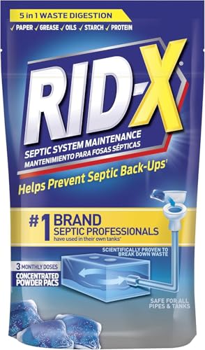 RID-X Septi-Pacs Septic Tank Treatment 3ct