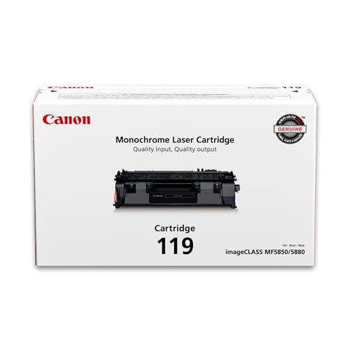 Canon Genuine OEM 3479B001 Type 119 Black Toner Cartridge (2.3K YLD)