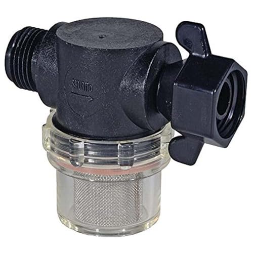 Shurflo Swivel Nut Strainer 1/2" Clear Bowl