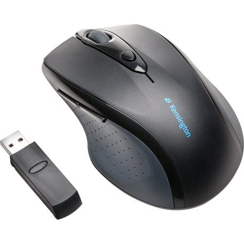 Kensington Pro Fit Full-Size Wireless Mouse (K72370US),Black/Silver