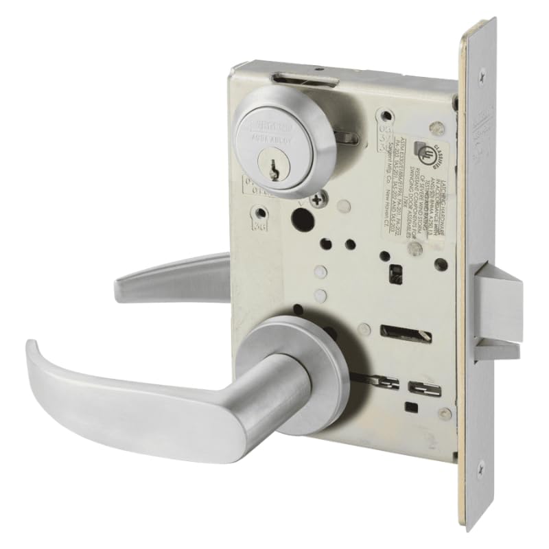 Sargent 8204 LNP US26D LH Mortise Lockset Storeroom