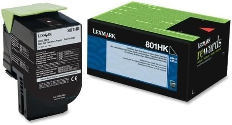 Lexmark™ 80C1HK0 Return Program High-Yield Black Toner Cartridge