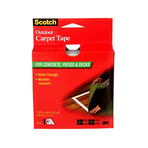 Scotch Double-Sided Carpet Tape 1.3 in x 40 ft