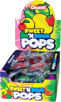 Charms Sweet & Sour Pops 48 Ct