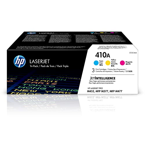 HP 410A Toner Cartridge 3-Pack CF251AM