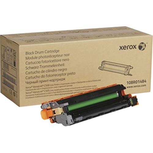 Xerox Genuine Black Drum Cartridge 108R01484-40 000 Pages for Use in Versalink C500/C505 Toner, Standard Capacity