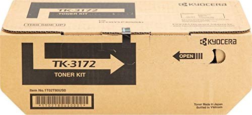 Triplenet Pricing 1T02T80US0 Model TK-3172 Black Toner Cartridge, Compatible with ECOSYS P3050dn Laser Printer, Up to 15500 Pages TK3172