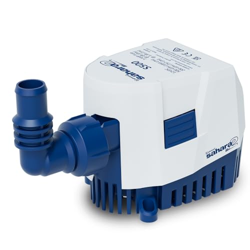 Attwood Sahara MK2 5505-7 500 GPH Bilge Pump 12V