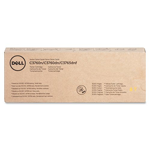 Dell MD8G4 Toner Cartridge f/3760/3765 9000 Page Yield Yellow