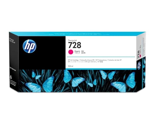 HP 728 Magenta 300ml Ink Cartridge F9K16A