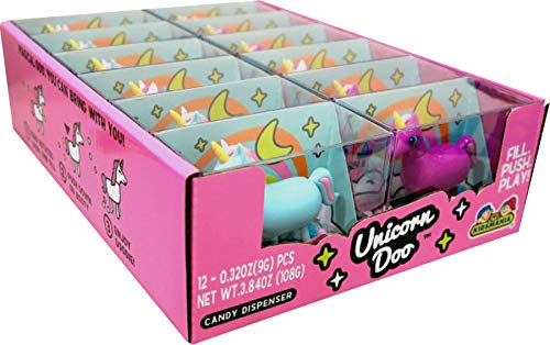 Kidsmania Unicorn Doo Candy Dispenser 12 Count