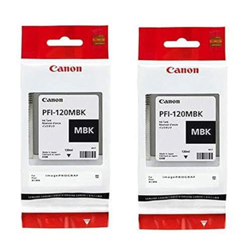 Canon PFI-120MBK 2 Pigment Matte Black 130ml Ink Tanks