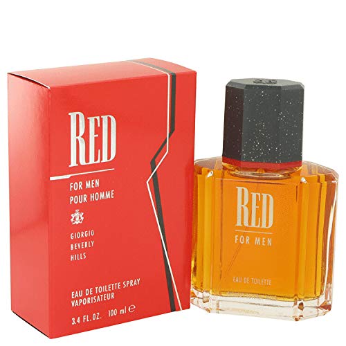 GIORGIO BEVERLY HILLS BHN802 Multi Red Men-3.4 oz Eau de Toilette Spray