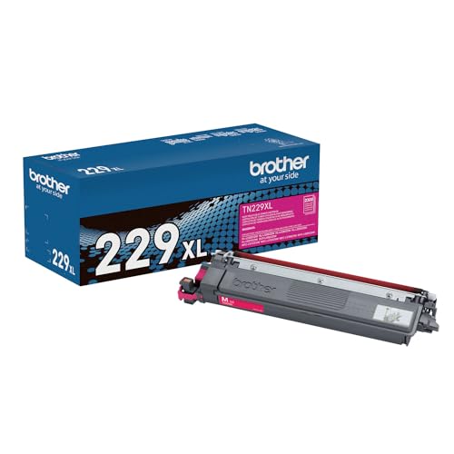 Brother Genuine TN229XLM Magenta High Yield Printer Toner Cartridge - Print up to 2,300 Pages(1)