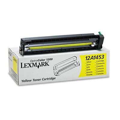 Lexmark 12A1453 Yellow Toner for OPTRA COLOR 1200 / 1200n / 1200nl, Lexmark OPTRA Image 1200R