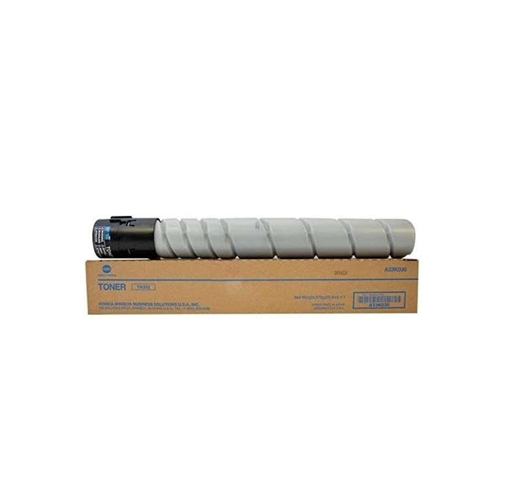 A33K030 TN322 Genuine Konica Minolta Toner Cartridge, 24000 Page-Yield, Black