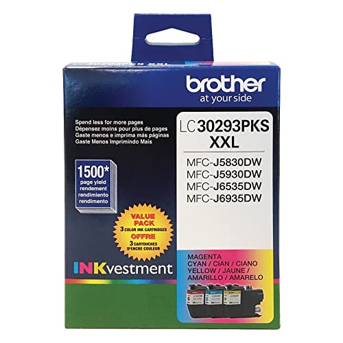 Brother LC3029 Ink Cartridge 3-Pack Super High Yield