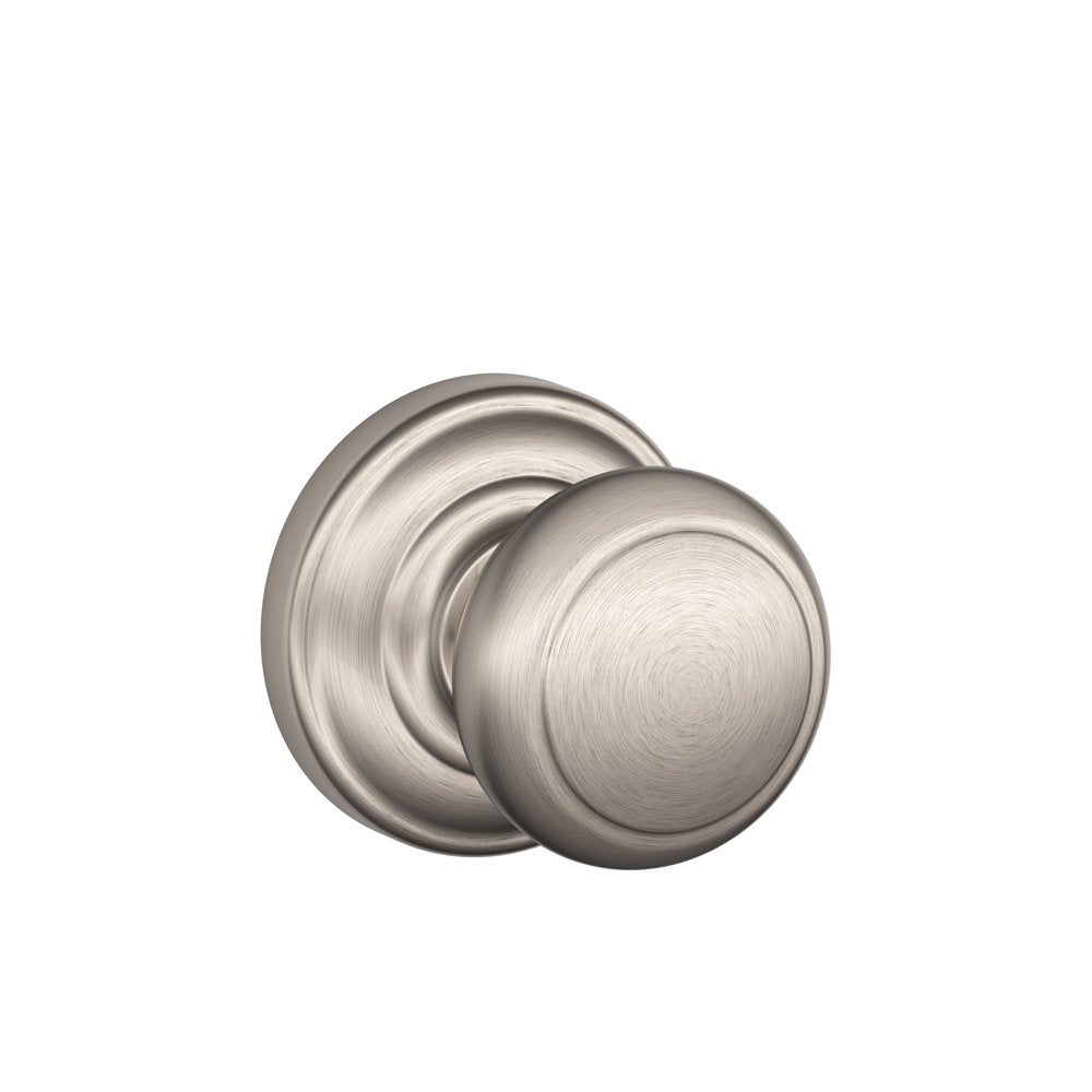 Schlage F170 AND 619 Non-Turning Knob, Satin Nickel