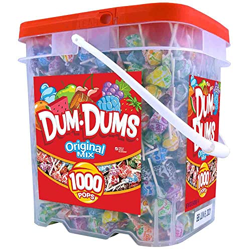 Spangler Dum Dums Lollipops 1,000ct Bucket