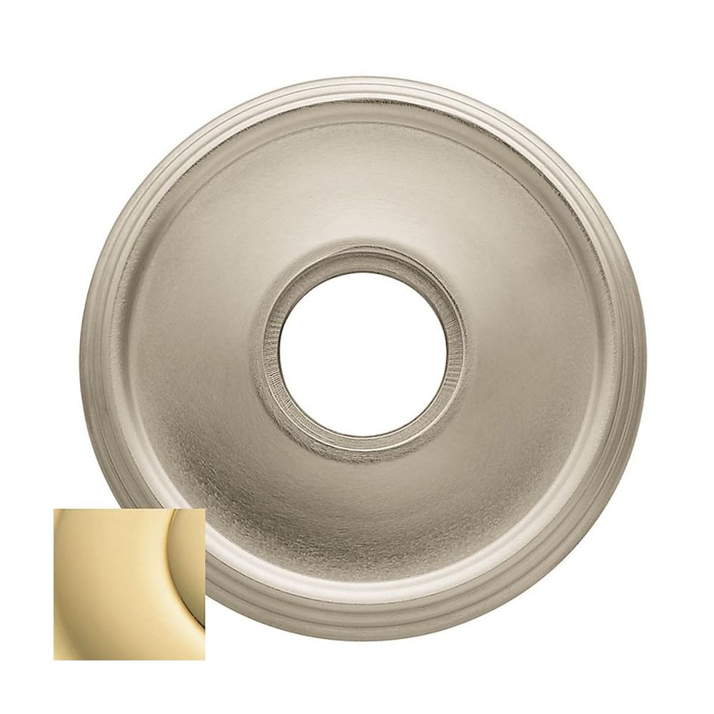 Baldwin Privacy Pair Rosettes Unlacquered Brass