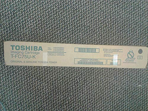 Toshiba T-FC75U-K e-Studio C5560 6550 6570 Toner Cartridge (Black) in Retail Packaging