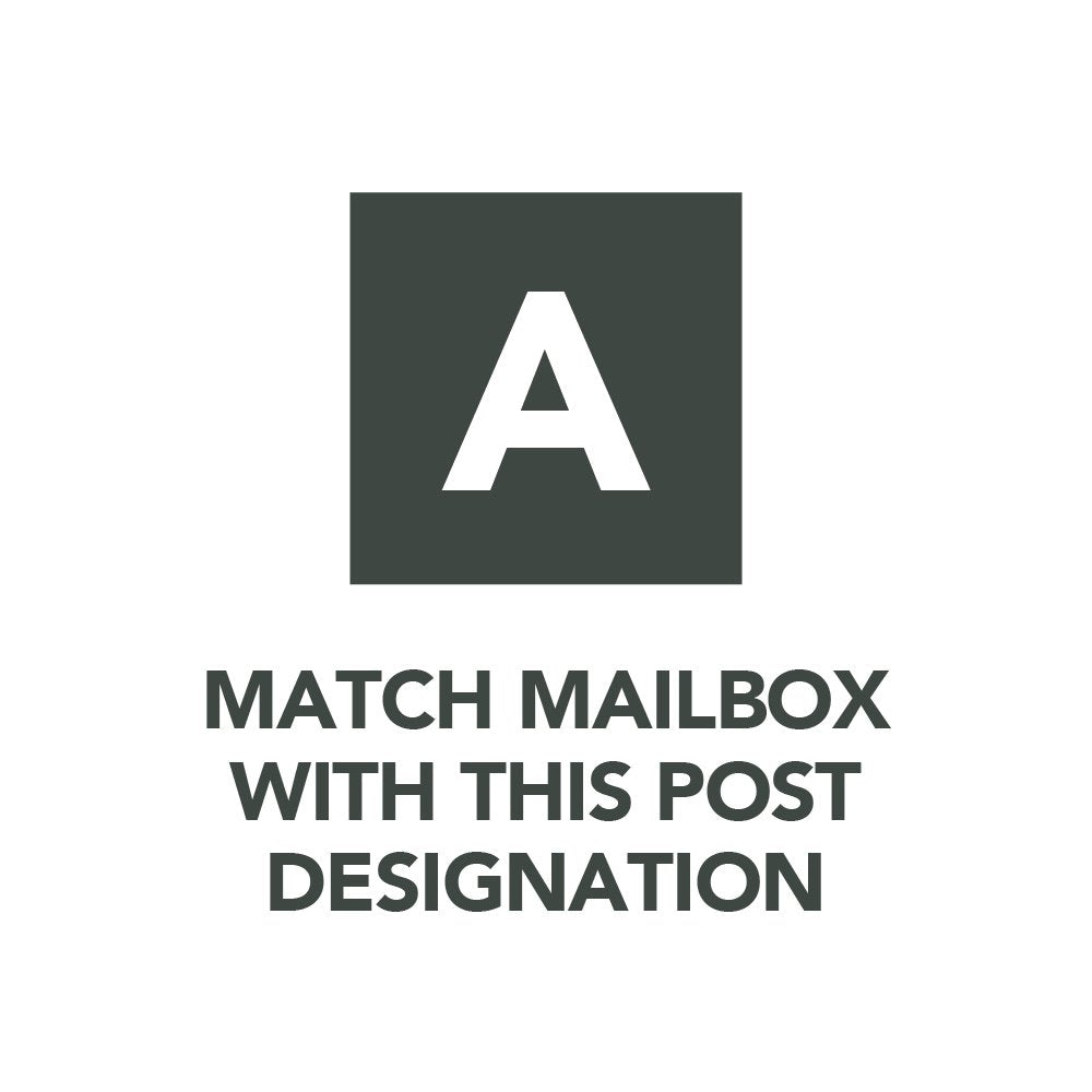 Gibraltar Elite Galvanized Steel Post Mailbox 20 in